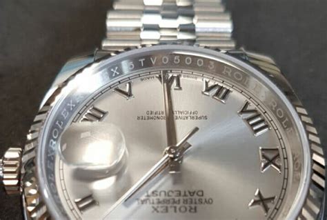 rolex serial number inside bezel|genuine rolex watch parts.